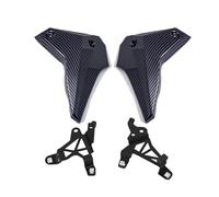 Aileron Moto pour Tracer 9 GT pour Tracer9 GT 2024 2025 Moto Cadre Avant Carénage Plaque Protection Couvercle Remplissage Panneaux Latéraux poilers et ailerons pour Moto(Carbon Fiber)