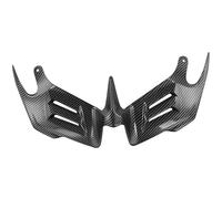 Aileron Moto pour YZF pour R3 pour R25 2015-2018 Carénage De Moto Ailettes Aérodynamiques Couverture Avant Aileron D'aile De Vent Carénage Avant(Look de Carbone)