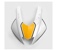 Aileron Moto pour YZF-R3/Pour YZF-R25 Carénage De Capot Supérieur De Nez Avant Couvercle De Masque De Capot De Phare Style Amélioré Petits Yeux(Pattern White)