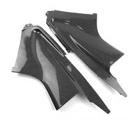 Aileron Moto pour YZFR6 pour YZF R6 2003 2004 2005 Moto Fibre De Carbone Motif Cache-poussière Carénage Insert Accessoires Carénage Avant(Look de Carbone)