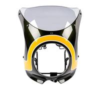 Aileron Moto pour Z900RS/SE 2018 2019 2020 2021 2022 2023 2024 2025 Pare-Brise Phare Carénage Capot Avant Masque Aile AéRodynamique(BGN-LSM)