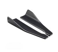 Aileron Panneaux latéraux 48CM pour E90 E46 F20 F30 E39 G20 Accessoires Protecteur Extension Universel Pare-Chocs Arrière Spoiler Diffuseur Jupe Latérale Fendue(Carbone)