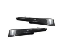 Aileron Panneaux latéraux Couvercle Séparateur Latéral Pare-Chocs Avant Becquet D'admission Phare Antibrouillard pour E90 Série 3 320i 330i MTech LCI 2009-2012(Aspect Fibre de Carbone)