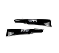 Aileron Panneaux latéraux Couvercle Séparateur Latéral Pare-Chocs Avant Becquet D'admission Phare Antibrouillard pour E90 Série 3 320i 330i MT&ech LCI 2009-2012(Noir Brillant)