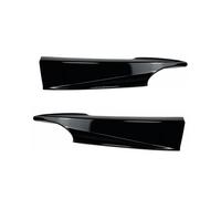 Aileron Panneaux latéraux Diffuseur Couvercle Latéral Becquet Pare-Chocs Avant Voiture pour 2014-2019 Série 3 GT F34 320i 325i MS&Port(Noir Brillant)