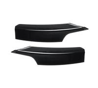 Aileron Panneaux latéraux Lèvre Pare-Chocs Avant Voiture Séparateur Canards Becquet Côté Sourcil Cadre Couverture pour F30 F31 MS&Port 2012-2019(Type B-Noir Brillant)