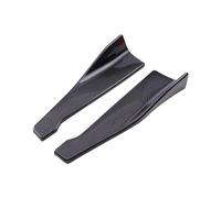 Aileron Panneaux latéraux Protecteur Bordure Lèvre Pare-Chocs Arrière Couverture Jupe Latérale Voiture Pare-Chocs Angle Voiture 48CM Longueur(Fibre de Carbone)