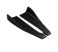 Aileron Panneaux latéraux Protecteur De Lèvre Pare-Chocs Arrière Voiture Couverture Jupe Latérale D’Angle Garnitures Protection Automatique(Noir Brillant)