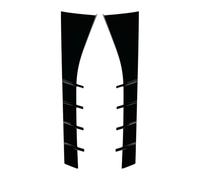 Aileron Pare-Chocs Arrière Voiture pour B&MW Série 3 G21 2019-2024 Ailerons Arrière Voiture Wagon Touring Lunette Arrière Aileron Latéral Lèvre Aile Séparateur De Queue Garniture(Carbon Fiber Look)