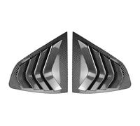 Aileron Pare-Chocs Arrière Voiture pour B&MW X4 G02 M40i 2018-2021 Ailerons Voiture Fenêtre Latérale Arrière Persienne Obturateur Garniture Queue Pare-Brise Couverture Pare-Soleil(Carbon Fiber Look)
