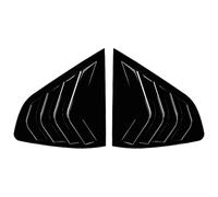 Aileron Pare-Chocs Arrière Voiture pour B&MW X4 G02 M40i 2018-2021 Ailerons Voiture Fenêtre Latérale Arrière Persienne Obturateur Garniture Queue Pare-Brise Couverture Pare-Soleil(Noir)
