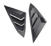 Aileron Pare-Chocs Arrière Voiture pour Civic Berline Uniquement 2016-2020 ABS Pare-Soleil Persiennes Fenêtre D'aération Latérale Panneau Becquet Arrière Voiture Becquet Coffre(3)