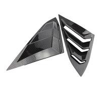 Aileron Pare-Chocs Arrière Voiture pour Civic Berline Uniquement 2016-2020 ABS Pare-Soleil Persiennes Fenêtre D'aération Latérale Panneau Becquet Arrière Voiture Becquet Coffre(2)