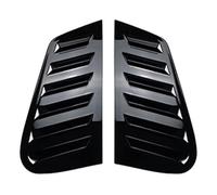 Aileron Pare-Chocs Arrière Voiture pour VW pour Polo 9N 2001-2009 2 Pièces/Ensemble Fenêtre Arrière Quart Obturateur Garniture Persienne Côté Évent Autocollant(Glossy Black)