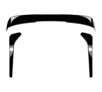 Aileron Pare-Chocs Arrière Voiture pour VW pour T&iguan MK2 2017 2018 2019-2023 Becquet Arrière Voiture Aileron Toit Coffre Arrière Aile + Lèvre Garniture Séparateur Latéral Fenêtre(Noir)