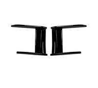 Aileron Pare-Chocs Avant 1 Paire Becquets Latéraux Pare-Chocs en ABS Noir Brillant pour BMW Série 1 F40 120i 128ti 118i M135i 2019+(Glossy Black)