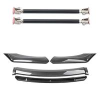 Aileron Pare-Chocs Avant Becquet Universel Lèvre Pare-Choc Avant Voiture Kit Carrosserie Séparateur Diffuseur Accessoires en Plastique ABS(20cm Black 4)