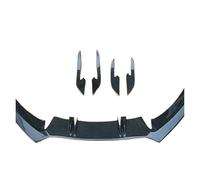 Aileron Pare-Chocs Avant Kit Lèvre Avant en Fibre Carbone Véritable pour A7 S7 RS7 C7 C7.5 2011 2012 2013 2014 2015 2016 2017 2018, Spoiler, Couvercle Tuyère, Séparateurs(Front Lip)