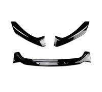 Aileron Pare-Chocs Avant Lot 3 Becquets Pare-Chocs Avant Voiture Style M-Pack pour BMW Série 1 F20 F21 LCI 116i 118i 120i M135 M140i 2015-2019(Glossy Black)