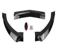 Aileron Pare-Chocs Avant pour Benz Classe C pour W205 pour Sport 2015-2018 C180 C200 C300 Becquets Avant Voiture Becquet Lèvre Pare-Chocs Séparateur Corps Inférieur(Glossy Black)