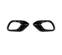 Aileron Pare-Chocs Avant pour Benz pour CLA C118 CLA45 pour AMG 2020 2021 2022 2023 Voiture Pare-Chocs Avant Latéral Spoiler Splitter Phare Grille Canards Évents Kit Carrosserie(2PCS Black)
