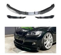 Aileron Pare-Chocs Avant pour BMW E90 E91 320i 330i 2005-2009 2010 2011 2012 Berline/Touring Noir Brillant/Aspect Carbone Diffuseur Lèvre Pare-Chocs Avant Couvercle Becquet(Carbon 2009-2012)