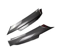 Aileron Pare-Chocs Avant pour BMW E90 E91 Pré-lci 2005-2008 320d 330d 335d 325i 335i Becquet Sport Séparateur Lèvre Pare-Chocs Avant Diffuseur Garniture Phare Antibrouillard(Carbon Look)