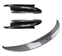 Aileron Pare-Chocs Avant pour BMW Série 3 E90 E91 E92 E93 pour M3 2006-2013 Becquet Avant Pare-Chocs Lèvre Séparateur Diffuseur Corps Kit ABS Garde Protecteur(Carbon Look A B)