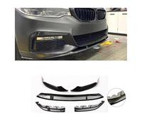 Aileron Pare-Chocs Avant pour BMW Série 5 G30 Sport 2017-2021 2022 Mai 2023 G31 520i 530i 530e Impression Fibre Carbone Pare-Chocs Avant Lèvre Brillante Noir Spoiler Menton(2017 MP1 Carbon)