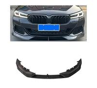 Aileron Pare-Chocs Avant pour BMW Série 5 G30 Sport 2017-2021 2022 Mai 2023 G31 520i 530i 530e Impression Fibre Carbone Pare-Chocs Avant Lèvre Brillante Noir Spoiler Menton(2020 AC Black)