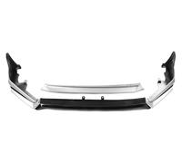 Aileron Pare-Chocs Avant pour Civic 11th Tous Les Modèles 2022 2023 2024 Style Becquets Avant Voiture Lame Becquet Pare-Chocs + Couvercle d'angle Séparateur Latéral Inférieur(Argent)