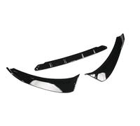 Aileron Pare-Chocs Avant pour Ford Fusion pour Mondeo Mk5 2017 2018 Voiture Pièces Kit Carrosserie Large Lèvre Pare-Chocs Avant Spoiler Diffuseur D'aile Kit Carrosserie(Bright Black)