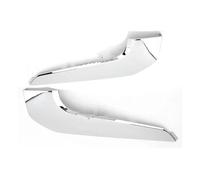 Aileron Pare-Chocs Avant pour L200 pour Triton 2019-2022 Protecteur Lèvre Inférieure Argent vers Le Bas Moulage Garniture Carrosserie Kit Couverture Bande Pare-Chocs Avant(1 Pair Down)