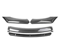 Aileron Pare-Chocs Avant pour Mitsubishi pour Lancer 2008-2017 Spoilers Avant Voiture 4 Pièces Kit De Diffuseur Séparateur Becquet Latéral Protections Déflecteur Lèvre(Carbon Look)