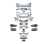 Aileron Pare-Chocs Avant pour Quattroporte pour Trofeo Lampe Arrière Mise À Niveau Kits Carrosserie Avant Pare-Chocs Lèvre Gril Aileron Phares Feux Arrière(Body Kit n Lights)