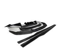 Aileron Pare-Chocs Avant Véritable Sec Carbone Pare-Chocs Lèvre Avant Coffre Arrière Diffuseur Spoiler Jupe Latérale R44 Kit Complet pour BMW G87 pour M2 2023 2024(Body kit D)