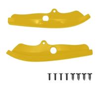 Aileron Pare-Chocs Avant Voiture pour Dodge pour Challenger RT/pour Scat pour Pack 2015-2020 2X Lèvre Pare-Chocs Avant Bande Pelle Kit Carrosserie Diffuseur Becquet Séparateur Garde(Jaune)