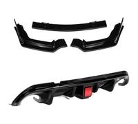 Aileron Pare-Chocs Avant Voiture pour Q50 Version Standard 2014-2017 Avant + Arrière Pare-Chocs Lèvre Ensemble Diffuseur Becquet Garde Tablier W Feu Stop Avant Spoiler(E)