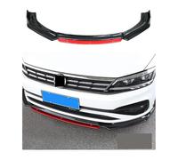 Aileron Pare-Chocs Avant Voiture pour VW pour Polo pour MK6 2015-2021 Carrosserie Diffuseur Séparateur Latéral Lèvre Pare-Chocs Avant Universel Protections Becquet Ailerons Arrière(Carbon Look Red)
