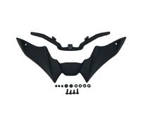 Aileron pour MT-09 pour MT09 pour MT 09 SP 2021 2022 2023 Moto Roue Avant Garde-Boue Bec Nez Cône Extension Extension Capot Spoiler Couverture Carénage(Le Noir)