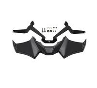 Aileron pour MT07 pour MT-07 SP 2021 2022 2023 2024 Nouveau Moto Sport Downforce Naked Front Spoilers Déflecteur D'aile Aérodynamique Carénage(Le Noir)