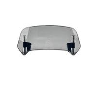 Aileron pour MT07 pour MT09 pour MT10 pour R1 pour R3 pour FZ6 Extension Pare-Brise Moto Universelle Déflecteur De Spoiler Réglable Carénage(Style B-Smoke)