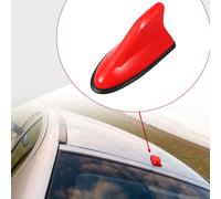 Aileron Requin Forme Voiture Toit Aérien Antenne Signal Antenne Rouge