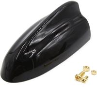 Aileron Requin Noir adhésif Style Voiture antenne Toit Signal Radio FM AM