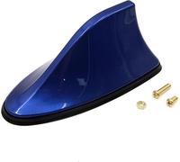 aileron requin plastique bleu universel voiture Désign Signal radio AM/FM Antenne
