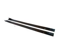 Aileron Universal Car Side Skirt Fender pour pour Focus RS St pour Fiesta pour Mondeo(Noir Brillant 1)