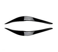 Aileron Voiture Avant Accessoires Tuning Extérieur pour Phares Avant Voiture Sourcils Paupières Cils Compatible avec 2 F22 F23 2014 2015 2016 2017 2018 2019(Glossy Black)