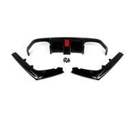 Aileron Voiture Becquet Arrière Diffuseur Pare-Chocs Arrière Style V avec Éclairage LED Becquet Noir pour BMW M3 F80 M4 F82 F83 2014-2020
