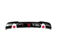 Aileron Voiture Becquet Arrière pour BMW Série 3 E90 318i 320i 328i 330i 335i 340i Diffuseur avec Feu Stop 2005-2012 Becquet De Pare-Chocs Arrière avec LED.(Double-Sided Single)
