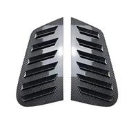 Aileron Voiture Canard Compatible Avec VW Pour Polo 9N 2001-2009 Pare Soleil Triangulaire Pour Vitre Arrière Cache Spoiler Pare Soleil Latéral(Carbon Look)